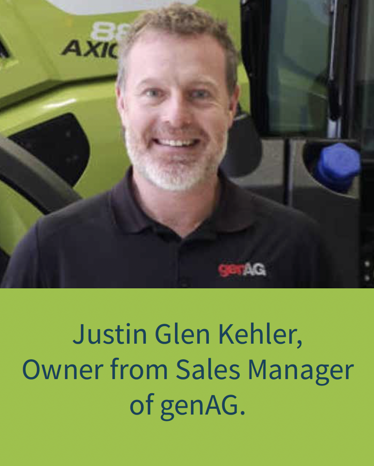 Justin Glen Kehler,
Owner from Sales Manager of genAG.